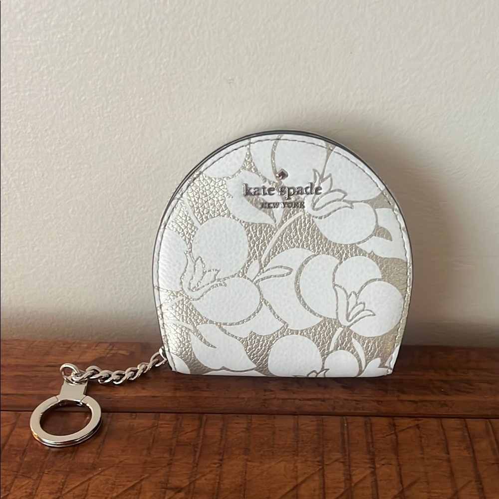 Kate Spade Floral Coin Purse with 2 card slots